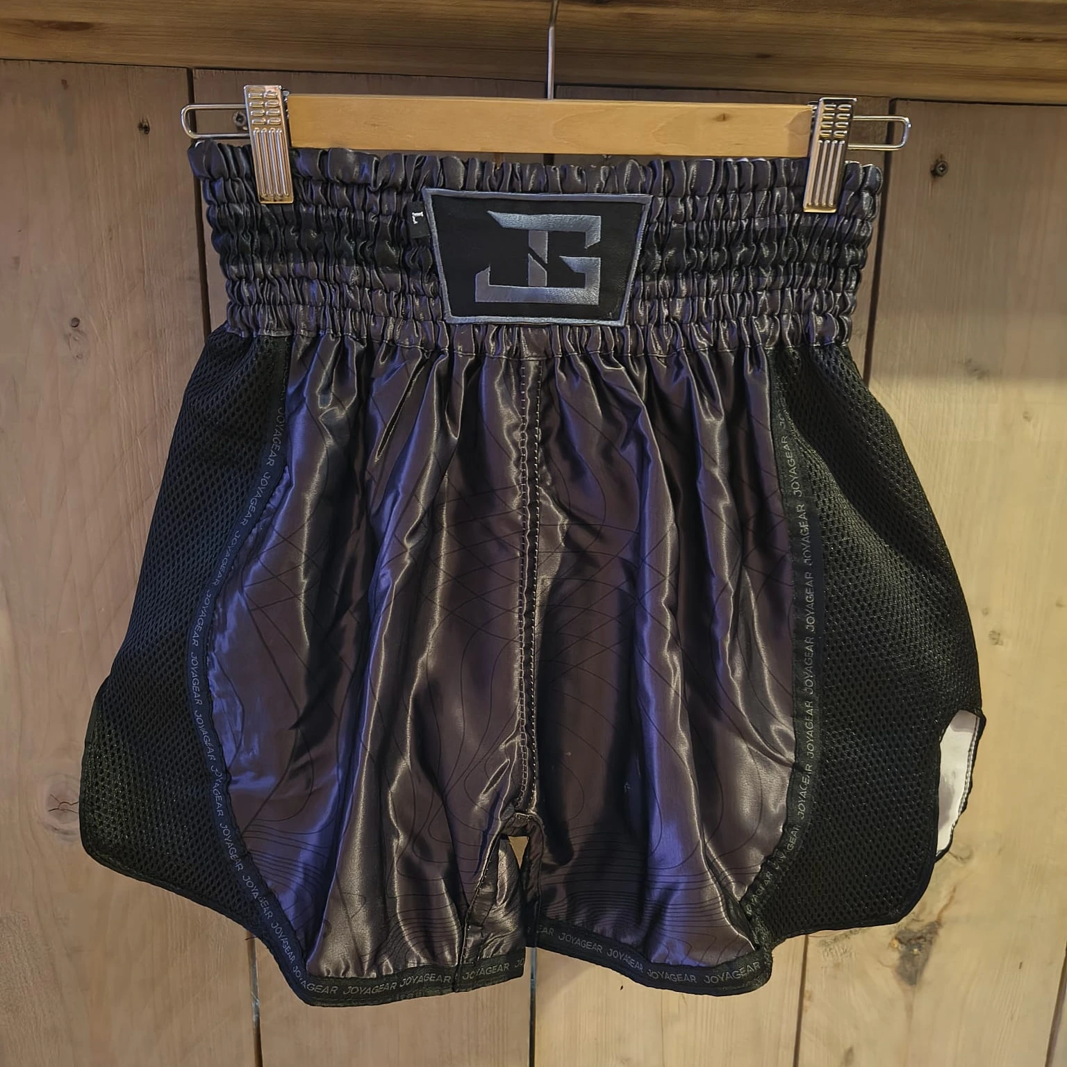 kickboksbroekje essentials zwart