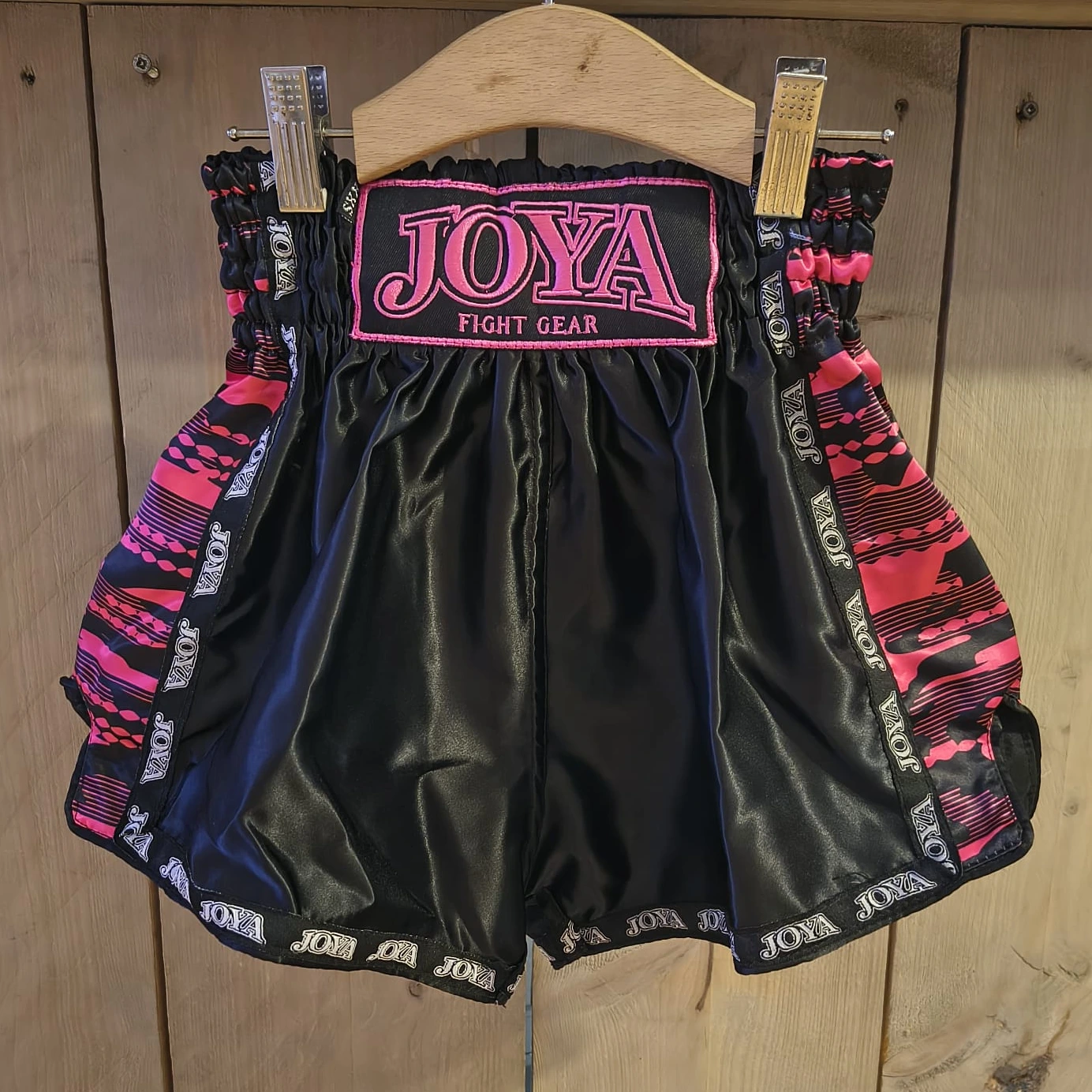 kickboksbroekje camo roze