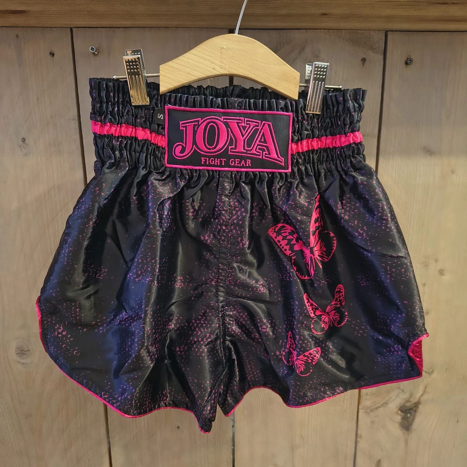 Kickboksbroekje Pink Butterfly